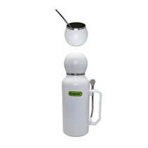 Garrafa Termica Ecopower EP-G111 1300ML com Guampa + Bombilla - Branco