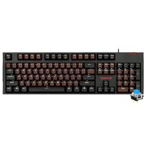 Teclado Gamer Mecanico Redragon K592 Amsa USB / RGB / Brown / Ingles - Preto