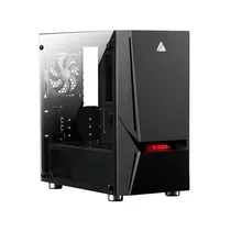 Gabinete Gamer Azza Luminous 110 CSAZ-110F - Lateral Em Cristal Temperado - Preto