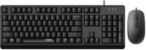 Teclado e Mouse com Fio Rapoo X130PRO (Ingles)