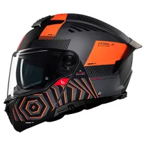Capacete MT Helmets Atom 2 SV Strange C4 - Articulado - Tamanho L - com Óculos Interno - Matt