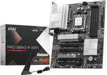 Placa Mãe MSI Pro B840-P Wifi AM5/ 4XDDR5/ M.2/ PCI-e/ HDMI/ USB-C/ SATA