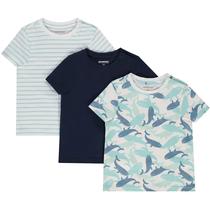 Orchestra Camiseta Bebe Masculino 3UNIDADES 18M+ Tela 18M+ BLF