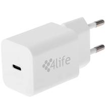 Adaptador de Tomada 4LIFE Ganfast FL8230CGW USB-C de 30 Watts - Branco