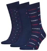 Meias Tommy Hilfiger 701220147 001 Masculina (3 Pares)