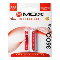 Pilha AAA Recarregavel Mox AAA X8 3600MAH