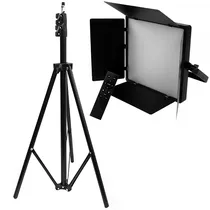 LED Iluminador Prosper U-660 Pro 40W / 24X25 / 3200 ~ 5600K / Controle + TriPode - Preto