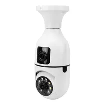 Câmera de Segurança IP Keen HS09 - Wi-Fi - 2MP+2MP - Lâmpada - Branco