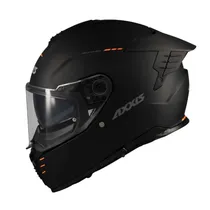 Capacete Axxis Hawk Evo SV Solid A1 - Fechado - Tamanho M - Matt Black