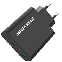 Carregador Megastar CH650 USB 65W 2 USB C Bivolt