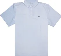 Outlet Camiseta Polo Vineyard Vines Masculina - White Navy