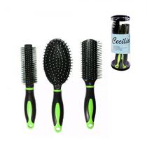 Kit Escova de Cabelo Cecila 3PCS