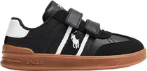 Tênis Infantil Polo Ralph Lauren RL00503001 Preto/Branco - Masculino