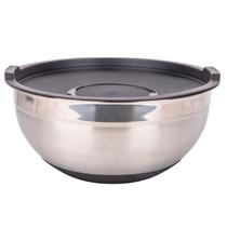 Bowl Aco Inox Fundo Premium 22CM Base Emborrachada Antiderrapante