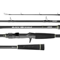 Marine Pesca Vara BLKE-C902H Fibra de Carbono 2.74M Negro