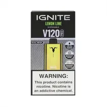 Dispositivo Descartavel Ignite V120 Pro 12000 Puffs Gold Lemon Lime