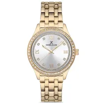 Relógio Analógico Feminino Daniel Klein DK.1.12699-2 Premium Ladies / Pulseira de Aço Inoxidável - Dourado