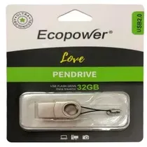 Ecopower Pendrive Love 32GB Rosa