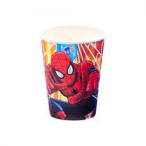 Copo de Papel Descartavel para Festa Homem Aranha 10 Unidades