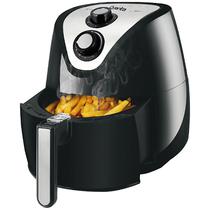 Fritadeira Eletrica Quanta QTAF400 com 1500W/3.2L/127V - Preto/Prata