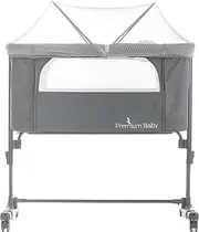 Berço de Viagem Portátil Premium Baby PB2318 Mix Cinza