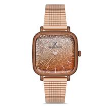 Relogio Analogico Feminino Daniel Klein DK.1.12761-4 Premium Ladies / Pulseira de Malha - Rose Gold Bronze