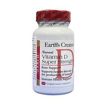 Vitamina D3 5000IU Earth's Creation 100 Softgels