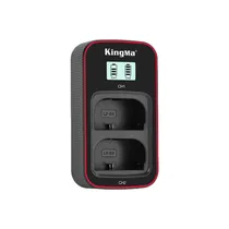 Carregador de Bateria Kingma LP-E17 LCD USB Duplo