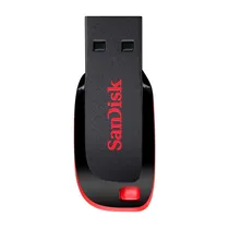 Pendrive Sandisk Z50 Cruzer Blade 16GB USB 2.0 - Preto / Vermelho