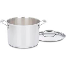 Panela com Tampa Cuisinart 766-24 Inoxidavel 8L - Prata