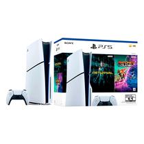 Console Sony Playstation 5 CFI-2015 - 1TB - 4K - com 2 Jogos (Returnal + Ratchet & Clank) - Bivolt - Branco