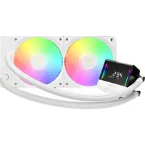 Cooler Cpu Water Gamdias Chione E4-420 Liquid Argb, Branco, 140MM,Intel 115X/ 1200/ 1366/ 1700/ 1851/ 2011(V3)/ 2066, AMD AM2+/ AM3+/ AM4/ AM5/ FM2+/ FM1