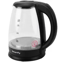 Jarra Elétrica Smartfy JE01V 1.500 Watts 1.8 Litros 220 - 240V ~ 50/60HZ - Preta