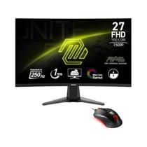 Monitor 27" MSI Optix Mag 27C6X Curved 1MS 250HZ + Mouse