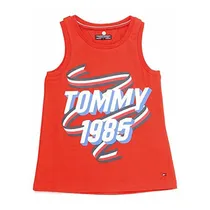Camiseta Tommy Hilfiger Infantil Masculino KG0KG03508-610-12 Vermelho