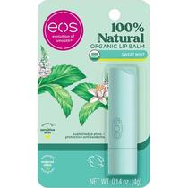 Eos Balsamo Labial Lip Natural Sweet Mint (Tubo) Hidratante s/C