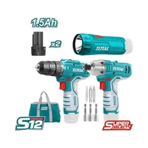 Kit de Herramientas Total TKLI1203 10V 220V
