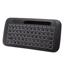 Controle para Receptor Smart Remote Mini Wireless Keyboard Touchpad H20 - Preto