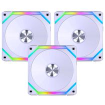 Cooler para Gabinete Lian Li UF-SL120V2-3W 12X12 LED RGB Branco - Kit com 3