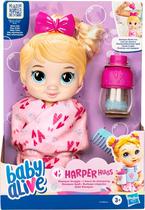 Boneca Harper Hugs Baby Alive Shampoo Snuggle Hasbro - F9119