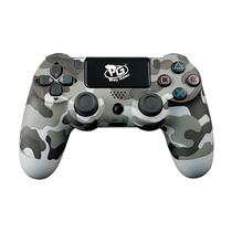 Controle Play Game Dualshock para PS4 - Cinza Camuflado