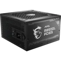 Fonte de Alimentação MSI Mag A850GL PCIE5 80 Plus Gold Full Modular 850 W - Preto