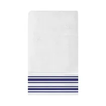 Toalla de Baño Soho Retreat Stripes Collection TO1600RETSIND 90 X 150 CM Blanco - Índigo