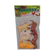 Juguete Rodeo LS21-02689 Poultry Set Animals 6 Piezas