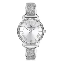 Relógio Analógico Feminino Daniel Klein DK.1.12726-3 Premium Ladies / Pulseira de Aço Inoxidável - Prata