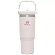 Garrafa Termico Stanley Classic Iceflow Flip Straw Tumbler de 887 ML - Rose Quartz