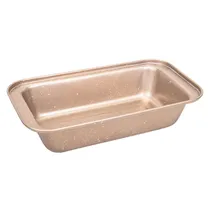 Forma Retangular para Pão 25CM - Dourado