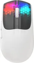 Mouse Attack Shark X5 RGB Tri-Mode - Black/White (Sem Fio)