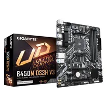Placa Mae Gigabyte B450M DS3H V3 4XDDR4 Socket AM4 Chipset AMD B450 Micro ATX
