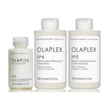 Olaplex Tratamiento Capilar Kit 3 Piezas Shamp N4+Crema N3+ Acond N5 3 Piezas s/C